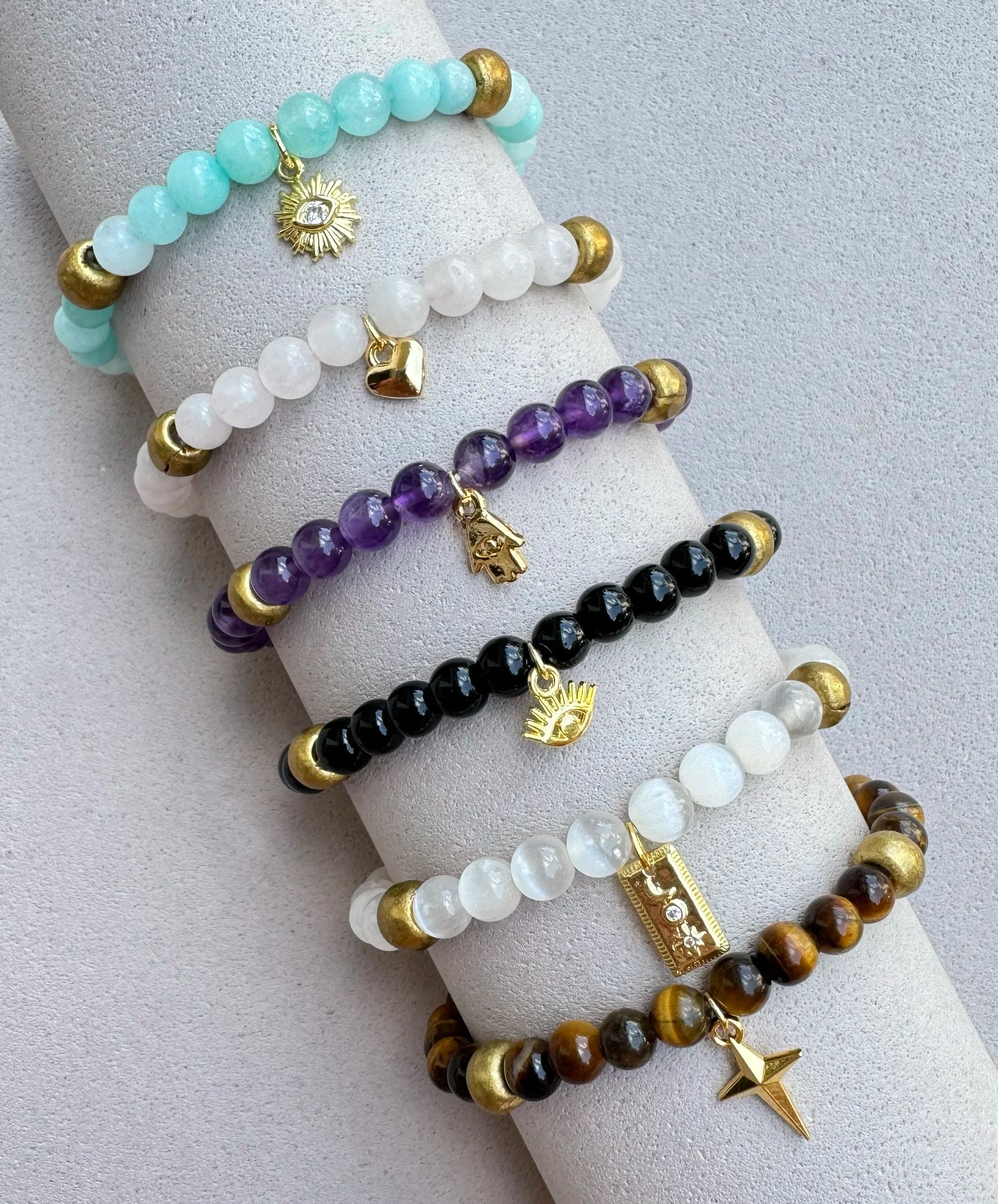 Pulsera Beads Amazonita