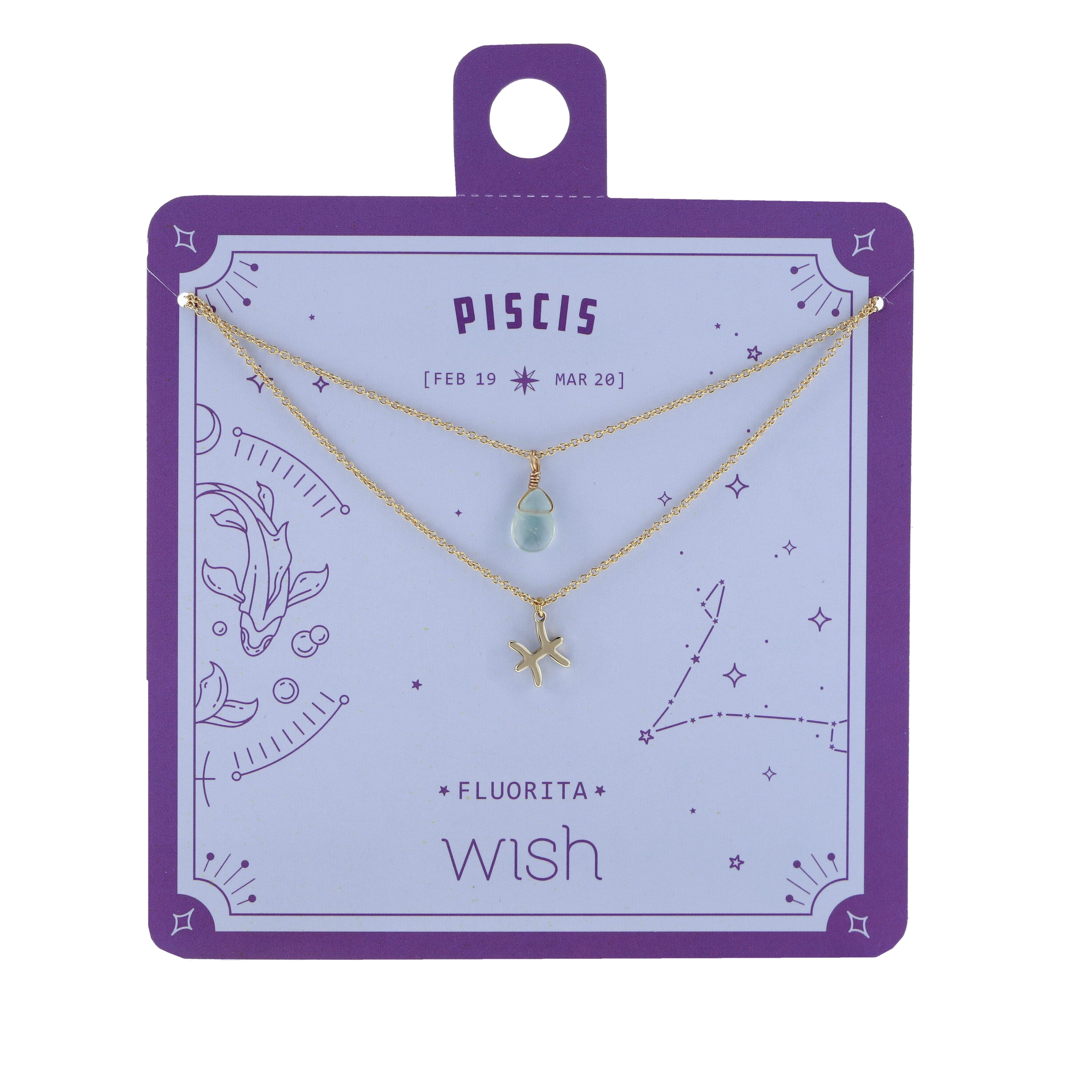 Collar Wish Piedra Piscis